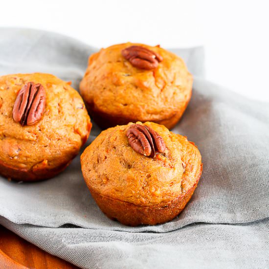 Whole Wheat Carrot Muffins