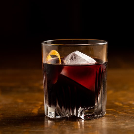 Double Cherry Old Fashioned