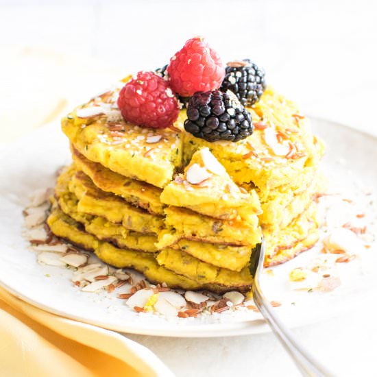 Anti Infammatory Turmeric Pancakes