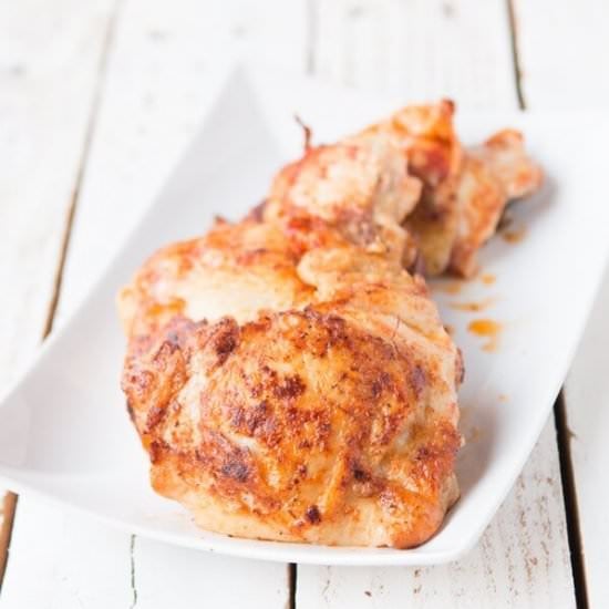 EASY ROASTED CHICKEN THIGHS