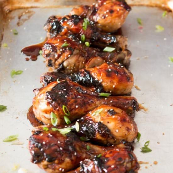 STICKY ORANGE CHICKEN DRUMSTICKS