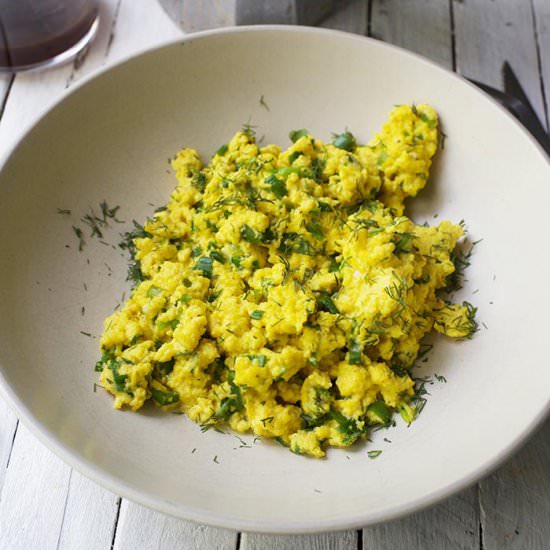 Vegan Scrambled Eggs