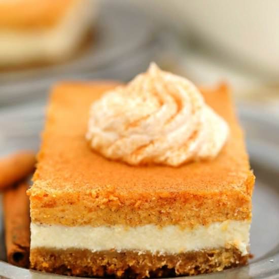 Sweet Potato Cheesecake Bars