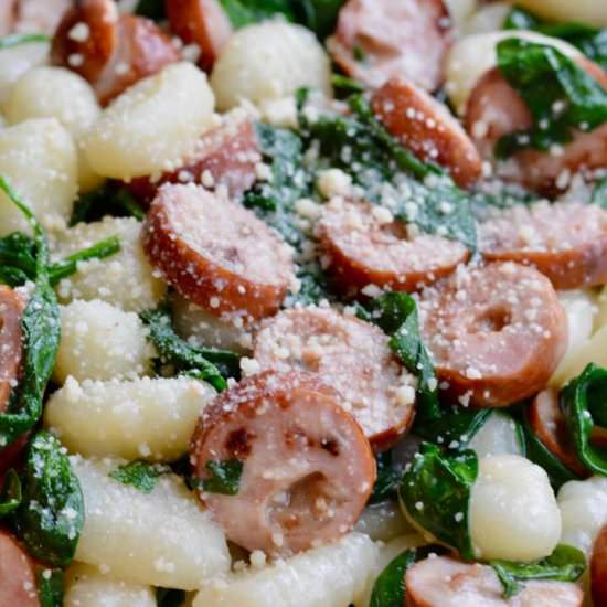 Sausage and Spinach Gnocchi