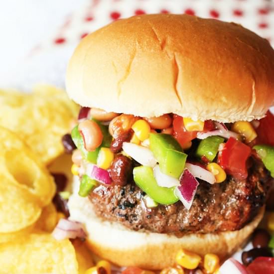 Best Juicy Salsa Burgers