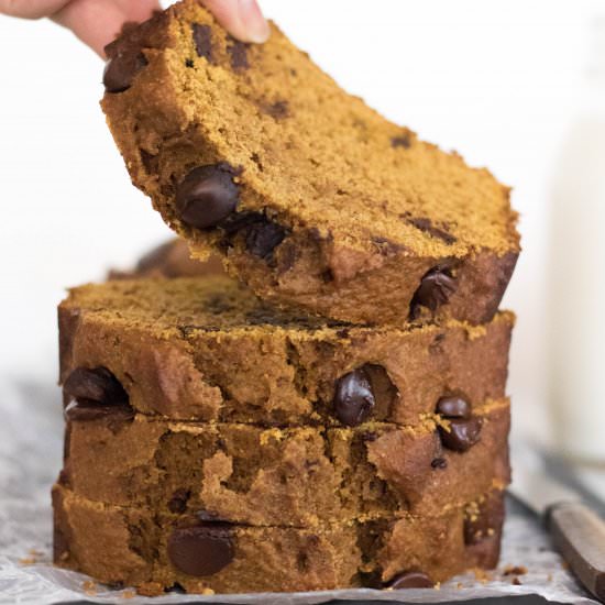 Healthy pumpkin bread