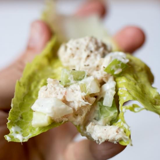 Tuna Salad Lettuce Wraps