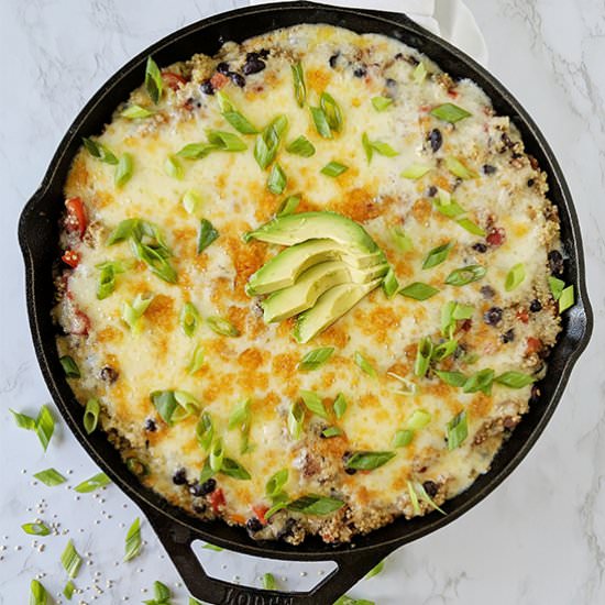 30 Minute Mexican Quinoa Skillet