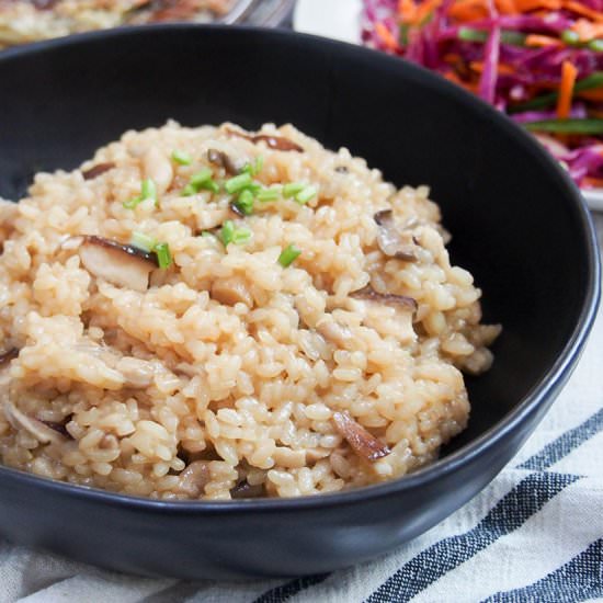 Japanese mushroom rice