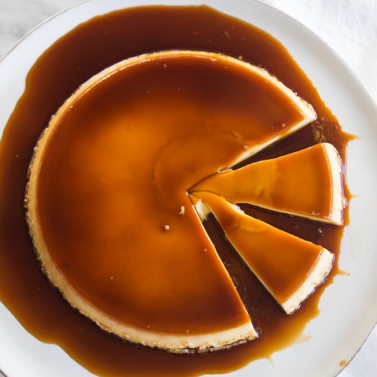 Coconut flan