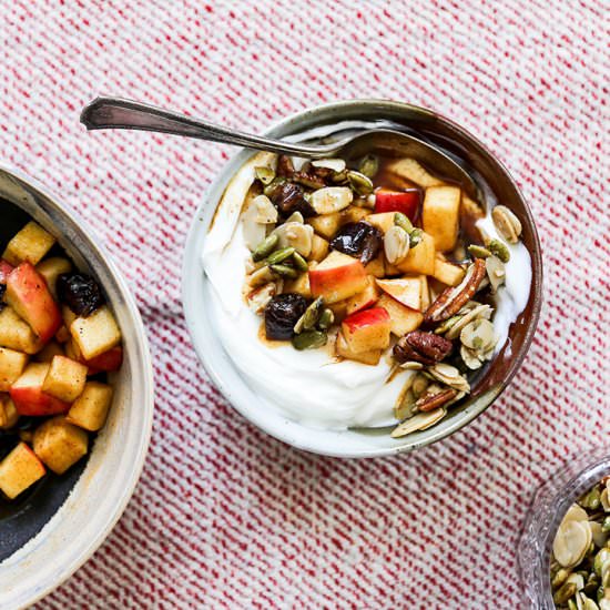 Apple Harvest Yogurt Bowls