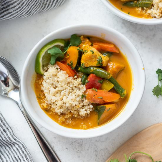 Thai Pumpkin Curry with Chicken