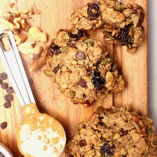 Gluten Free Vegan Breakfast Cookies