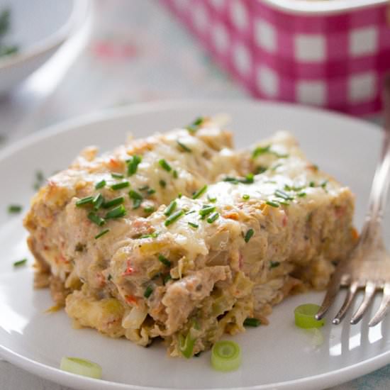 Green Enchiladas with Chicken