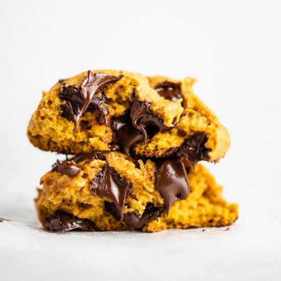 Pumpkin Chocolate Chip Cookies