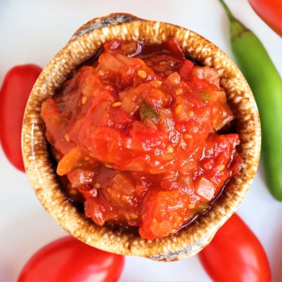 Sweet and Savory Tomato Jam