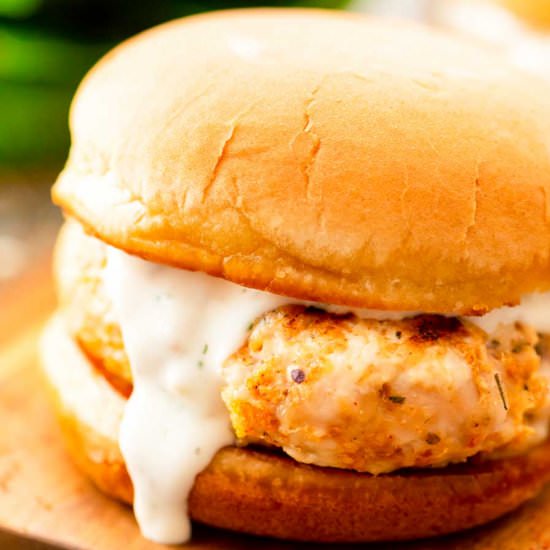 Ranch Ground Chicken Burger