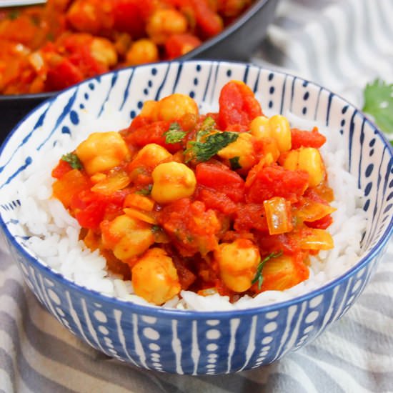 Chana Masala (chickpea curry)