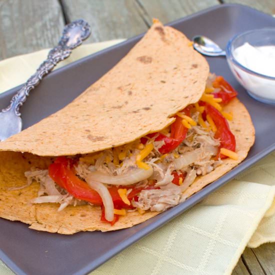 Slow-Cooker Pulled Pork Fajitas