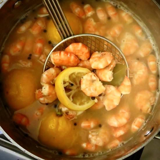 Easy Boiled Shrimp