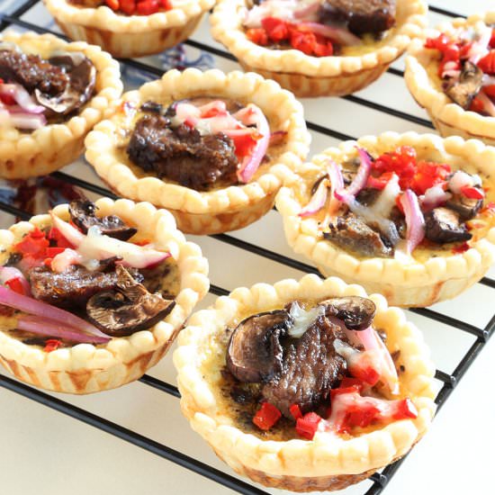 Steak Mini Quiche with Mushroom