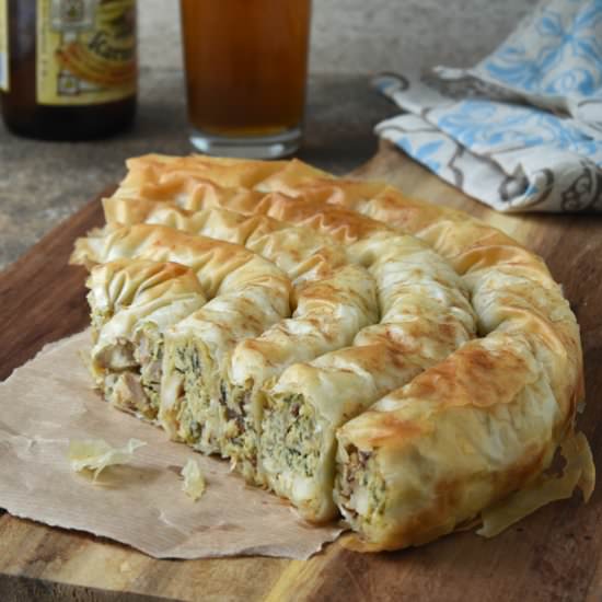 Moroccan Chicken Pie