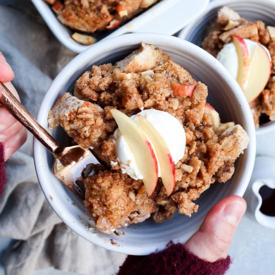 baked apple french toast