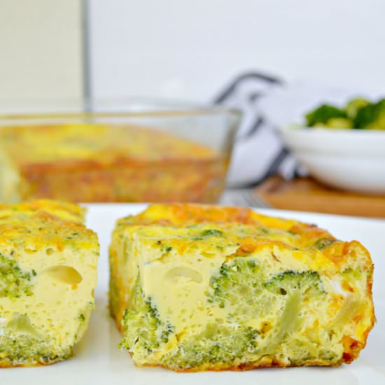 KETO BROCCOLI EGG BAKE