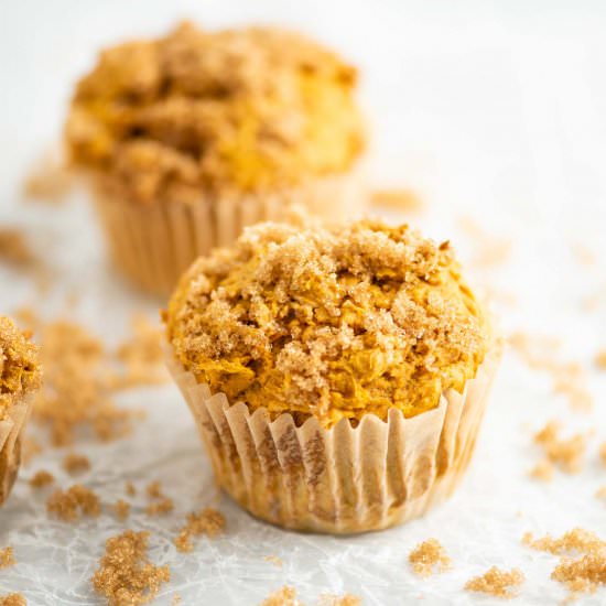 Cake Mix Pumpkin Muffins