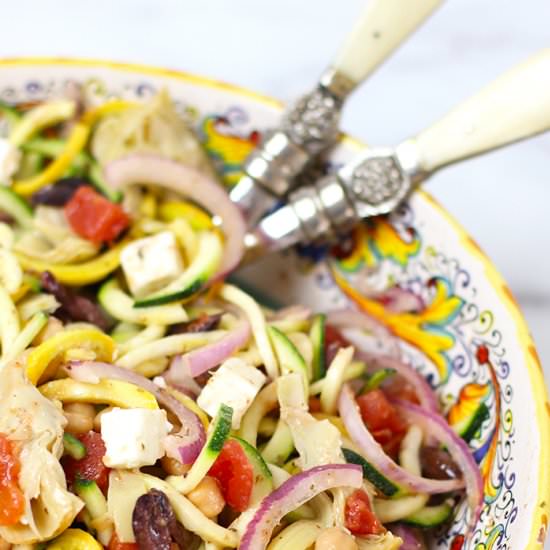 Mediterranean Zucchini Salad