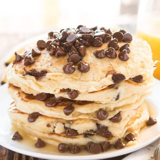 CHOCOLATE CHIP PANCAKES