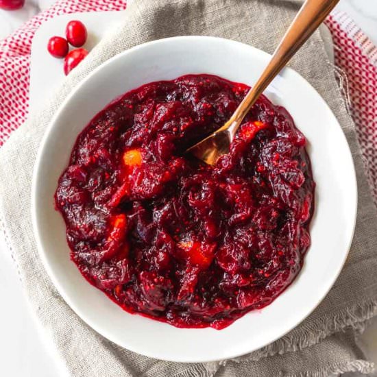 4-Ingredient Cranberry Sauce