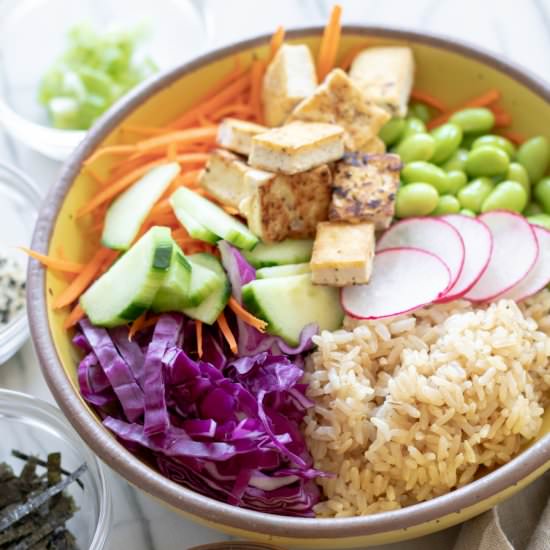 Loaded Plant-based Poke Bowls