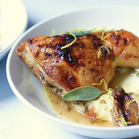 Lemon Maple Roasted Chicken