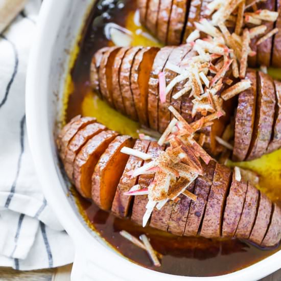 Hasselback Sweet Potatoes