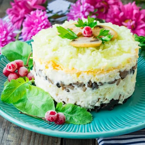 Chicken Salad with Prunes