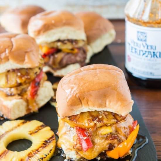 HAWAIIAN TURKEY BURGERS SLIDERS