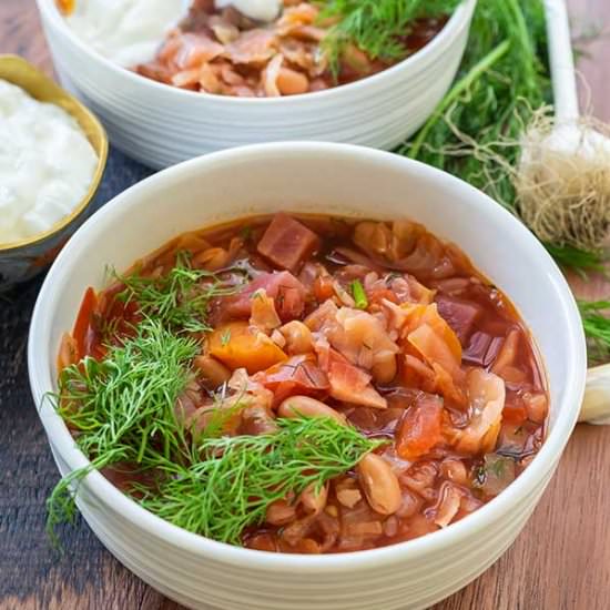 Instant Pot Ukrainian Borscht