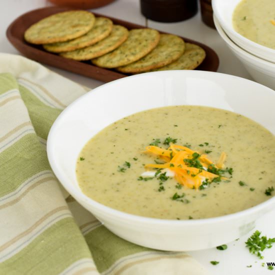 Cream of Broccoli and Cheese Soup