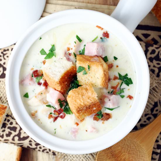 Chicken Cordon Bleu Soup