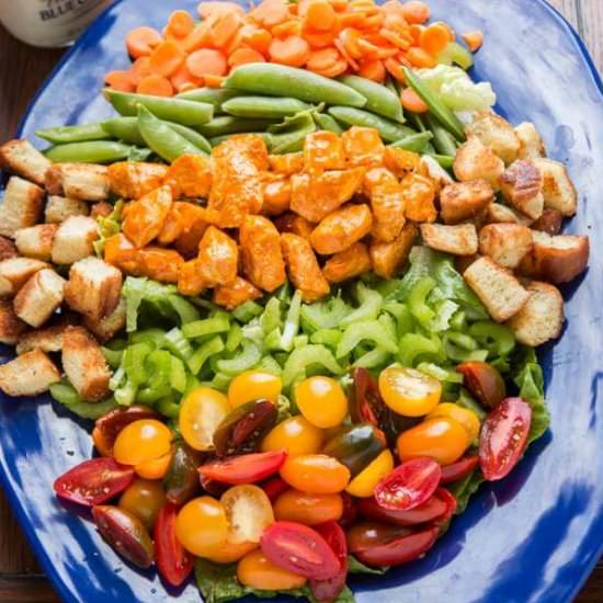 BUFFALO CHICKEN SALAD & BLUE CHEEES