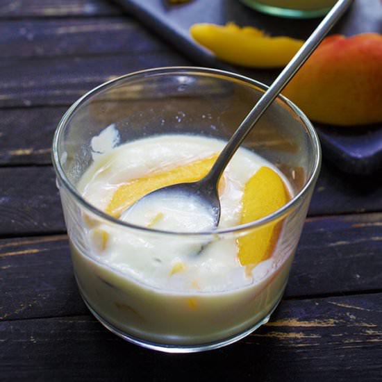 Vegan Yogurt with fruits – cultured