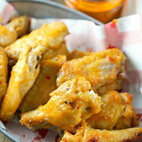 SWEET HOT MUSTARD CHICKEN WINGS