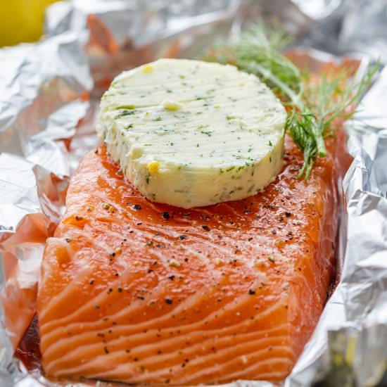 grilled salmon foil packets