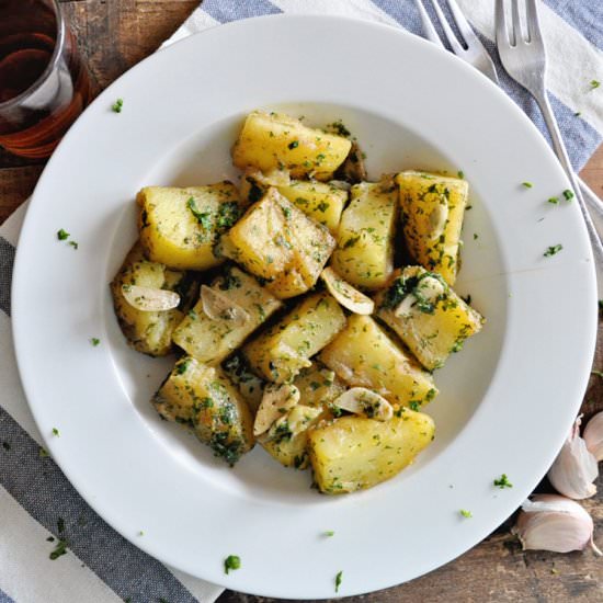 Spanish Potatoes with Brandy