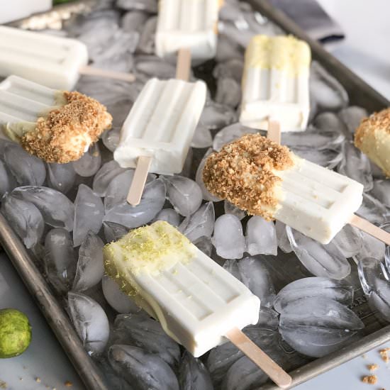 Key Lime Coconut Popsicles