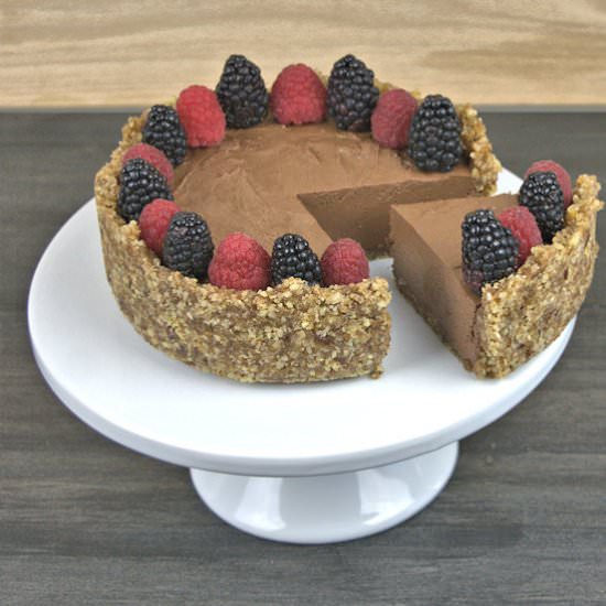 Cream Egg-Free Chocolate Mousse Pie