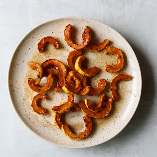 Maple-Brown Butter Roasted Squash