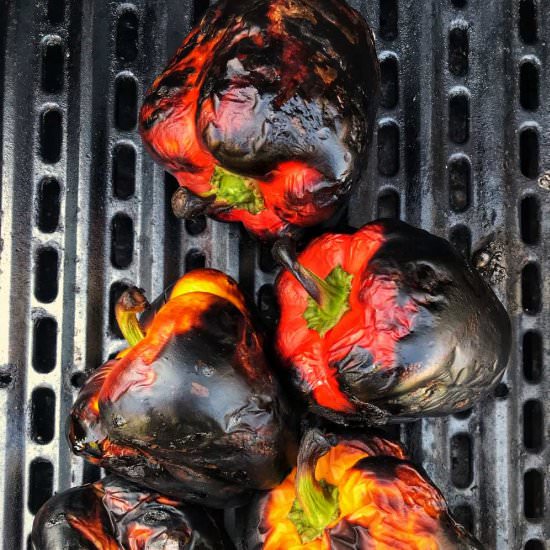 How to Roast Bell Peppers