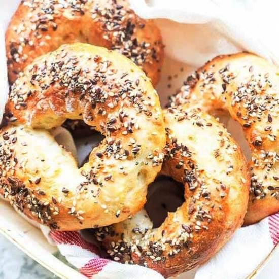 Homemade bagels
